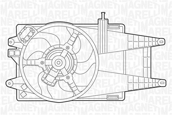 MAGNETI MARELLI Tuuletin, moottorin jäähdytys 069422049010